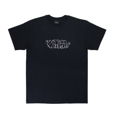 OBTAIN Throw Up Graffiti T-Shirt. Handprinted in Germany. 100% cotton. Color: black.