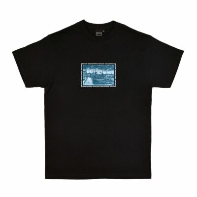 OBTAIN Union T-Shirt. Color: black. Handprinted in Germany. 100% cotton.